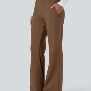 HALARA Brown Wide-Leg Women's Pants